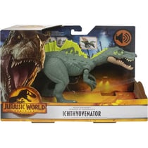 Coffret dinosaure ichthyovenator - articule et sonore - dino dominion - jurassic world - mattel hdx44