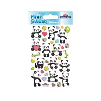 Autocollants - Panda- Paillettes - Époxy