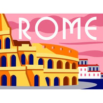 Margot - Canevas Margot Rome 40x30cm