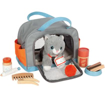 Chat avec sac et kit de soins - Small Foot company
