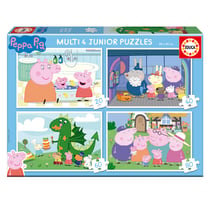 Puzzle 2D 20+40+60+80 pièces - Peppa Pig Junior - EDUCA