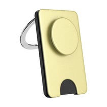 PopSockets Support MagSafe pour Smartphone Édition PopWallet Premium Dorée