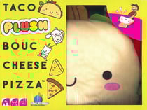 Taco Plush Bouc Cheese Pizza