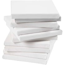 Entoilé, P: 1,6 cm, dim. 15x15 cm, 280 gr, blanc, 80 pièces/ 1 Pq.