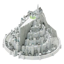 MetalEarth: ICONX - LORD OF THE RINGS / MINAS TIRITH 13,48x11,93x10,16cm, maquette 3D en métal avec 4 feuilles multicolorées, en boîte 13,5x22x2cm, 14+