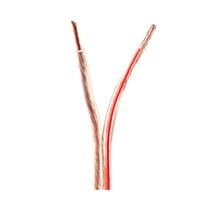Nedis Câble Rond pour Haut-parleur Double Conducteur de 4mm2 en Bobine de 25m Transparent