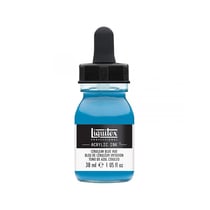 Encre acrylique 30ml - Bleu de ceruleum - Liquitex