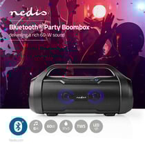 Nedis Party SPBB310BK - Enceinte sans fil Bluetooth - Noir