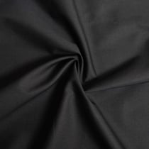 Tissu popeline de coton Noir - designers-factory (3m x 1m46)