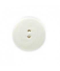 Carte de 4 boutons stries blancs 19mm - Distrifil Blanc