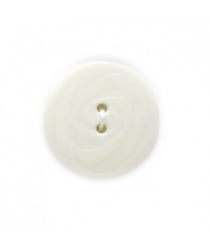 Carte de 4 boutons stries blancs 19mm - Distrifil Blanc