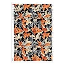 1 feuille de papier de riz 32 x 45 cm découpage collage Paper Designs RAMAGE 0258XL