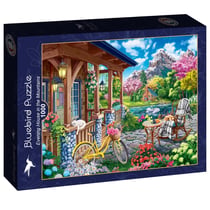 Puzzle 1000 pièces - Maison dans les Montagnes - Bluebird Puzzle