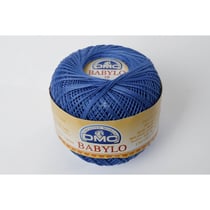 Fil à crocheter Babylo Gross. 20 - Col. 482 - Bleu