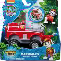 Coffret pat patrouille jungle pups : camion pompier + marcus - vehicule transformable - figurine chien - paw patrol - spin master