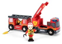 Camion de pompier son et lumière - Brio