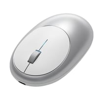 Satechi Souris d'Ordinateur Sans Fil M1 Ambidextre Bluetooth 4.0 Moderne et Ergonomique Argent