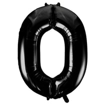 Ballon Géant Chiffre 0 Noir (86 cm)