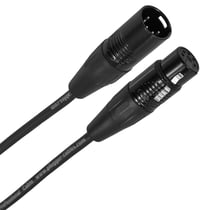 Câble DMX Plugger Câble DMX XLR femelle 5b - XLR mâle 5b 1m Touring