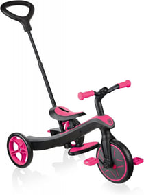 Trottinette enfant Trike Explorer 4 en 1 Rose Fushia - Globber