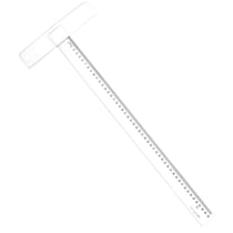 Graph'It - Té fixe 1 biseau gradué 1 bord anti-tache 50 cm