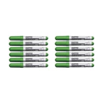 Lot de 12 marqueurs effaçables pointe ogive 7 mm - GIOTTO - Encre verte