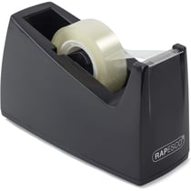 Dévidoir - Ruban adhésif - Scotch - Pour bureau - Noir - Rapesco