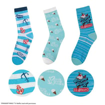 Stranger Things - Pack 3 Paires de chaussettes Stranger Things : 1680 - Cinereplicas