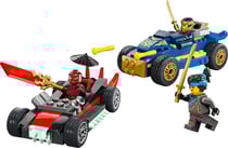 LEGO Ninjago - Le duel en voitures de course de Rogue et Drix 71840