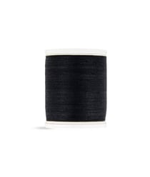 Fil à Coudre Laser Coton 400 Universel de Distrifil : Qualité et Polyvalence pour Vos Projets de Couture Noir