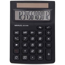 Calculatrice de bureau ECO 650 - 12 chiffres - Noir