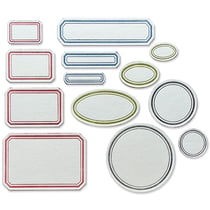 Matrices de découpe - Étiquettes vintage - 13 dies Thinlits - Tim Holtz - Sizzix