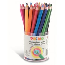 Pot de 36 crayons de couleur jumbo - hexagonaux - Ø 5,5 mm