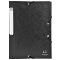 Boite de classement Cartobox Dos 25mm Carte lustrée - A4 - Noir - x 25 - Exacompta