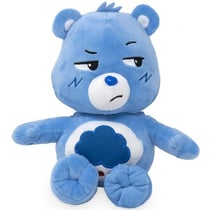 Peluche bisounours bleu - touronchon 28 cm - doudou licence