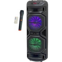 Enceinte Karaoké lumineuse - HP59-XXL - Bluetooth V5.0 - 80 cm - 800 W - Noir