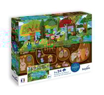 Puzzle 24 pièces x 2 vie dessus / vie dessous