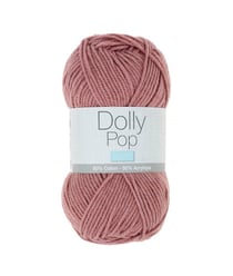 Fil à tricoter Coton et Acrylique Dolly Pop - Trimits 119 Rose