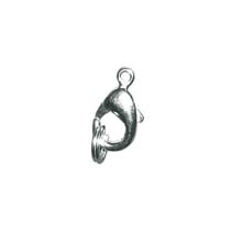 Fermoir carabinier avec anneau, argent, 18,5mm, 1 pièce