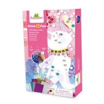 Stick'N Fun - 3 Mini Mosaïques - Chats - Sycomore