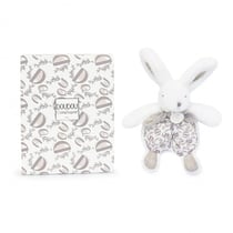 DOUDOU® lapin blanc - Doudou plat - 18 cm - Doudou et Compagnie
