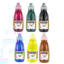 Lot de 6 flacons encre à dessiner Cléopâtre 250 ml assortiment