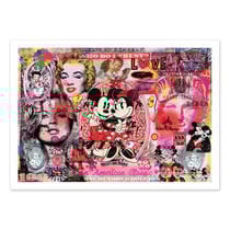 Affiche 50x70 cm - The love is yours - Pablo Costa