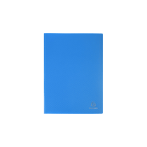 Porte-vues - 160 vues - 80 pochettes - Bleu - A4 - Souple - Exacompta