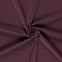 Tissu jersey crêpe uni Melissa Aubergine