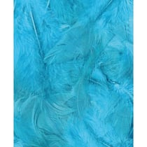 Plumes turquoise 12 cm - Artemio