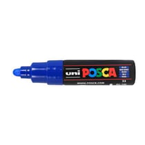 Lot de 6 marqueurs peinture pointe conique 4,5 - 5,5 mm - POSCA - Bleu Foncé