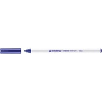 Lot de 10 feutres textiles permanents pointe 1 mm - EDDING - Bleu - 4600