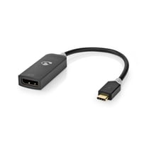 Nedis Adaptateur USB 3.2 Gen 1 USB-C Mâle vers DisplayPort Femelle 8K 30Hz 0.2m Noir