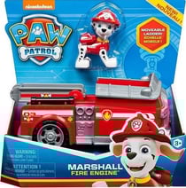Pat patrouille marcus avec camion de pompier grande échelle - figurine chien - paw patrol - spin master - 20114322